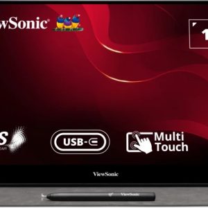 monitor portatil 16 viewsonic td1655 ips fhd usb c tactil con parlante integrado