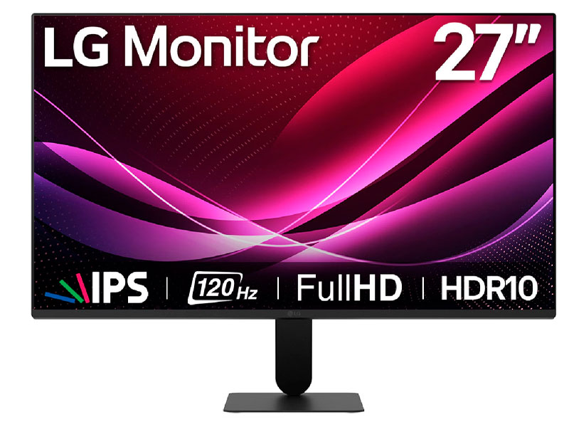 MONITOR LG ULTRAGEAR 27U411A-B, 27" IPS, FHD, 120HZ, 1MS HDR 10