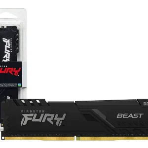 MEMORIA RAM KINGSTON FURY BEAST, 16GB DDR4 3200 MHZ. (KF432C16BB/16)