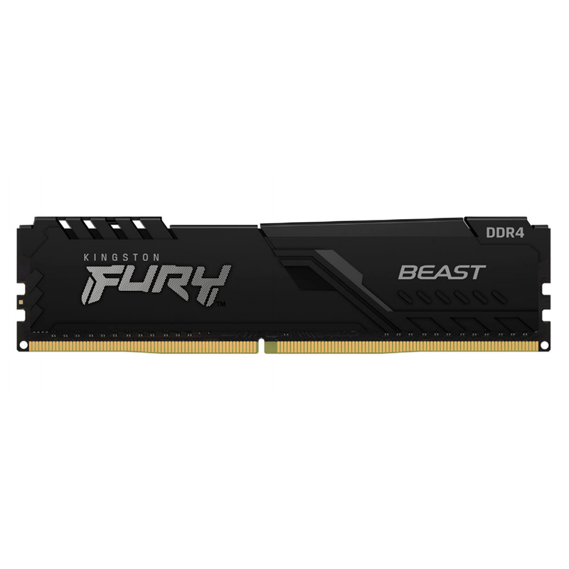 MEMORIA 8GB DDR4 KINGSTON FURY BEAST BUS 3200MHZ BLACK (PN:KF432C16BB/8) - Imagen 2