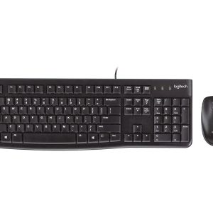 KIT LOGITECH TECLADO+MOUSE COMBO MK120 USB NEGRO