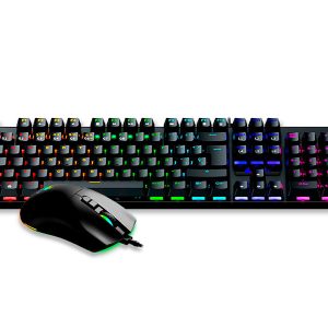 KIT GAMING TECLADO MECANICO + MOUSE ANTRYX GC-3100 BLACK, RED SWITCH (AGC-3100KRE-SP)