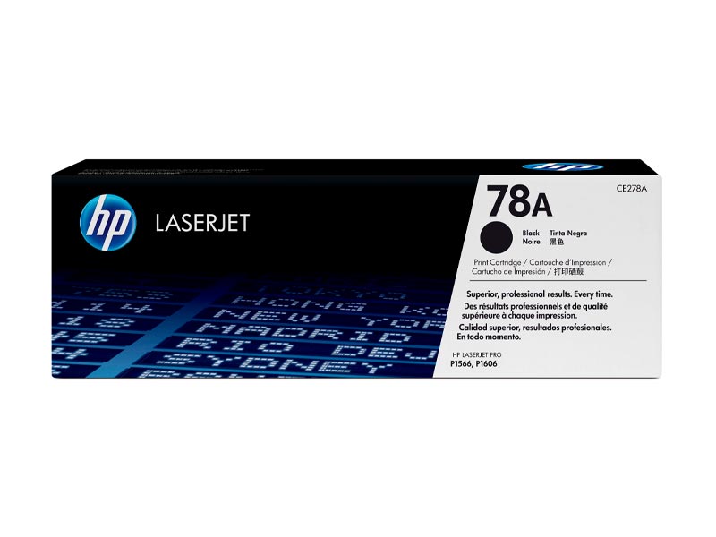 toner hp ce278a (78a) l.j. p1606 negro 2100pg toner hp ce278a (78a) l.j. p1606 negro 2100pg